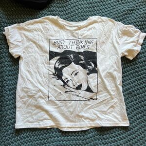 Target pride 2022 “girls” tee shirt XS crop top